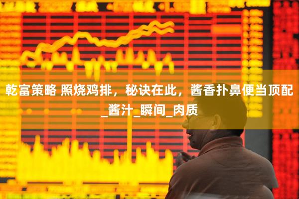 乾富策略 照烧鸡排，秘诀在此，酱香扑鼻便当顶配_酱汁_瞬间_肉质