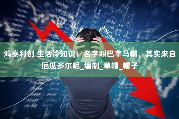 鸿泰利创 生活冷知识：名字叫巴拿马帽，其实来自厄瓜多尔呢_编制_草帽_帽子